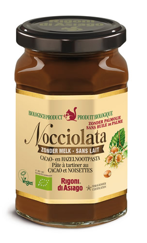 Nocciolata Pâte à tartiner au cacao et noisettes s.lait bio 250g - 9610